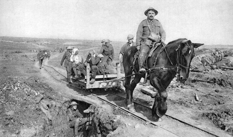 evacuation from the front