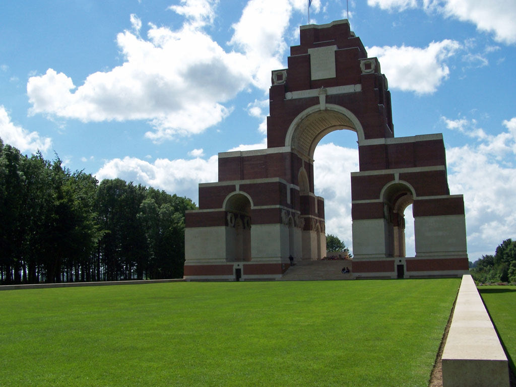 Henry Bridger, Thiepval Memorial